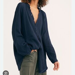 WE THE FREE summer daydream button down